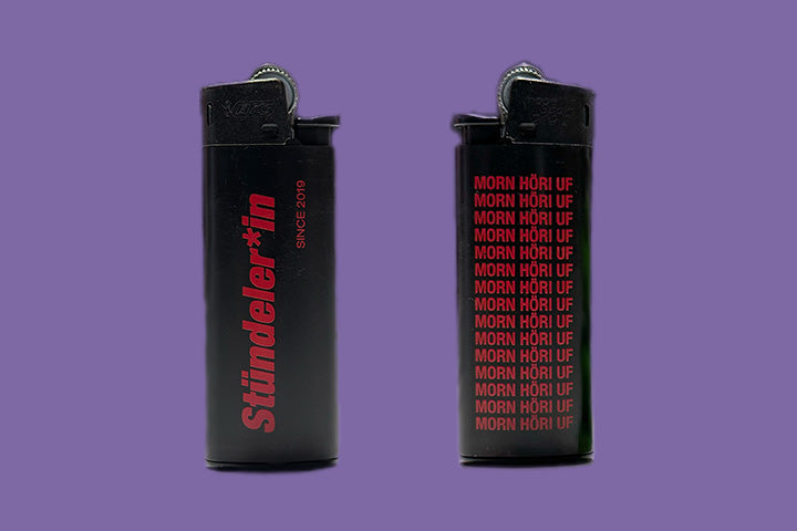 Die Sprechstunde - Feuerzeug "Morn höri uf!"