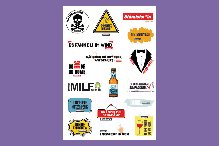 Die Sprechstunde - Stickerbogen
