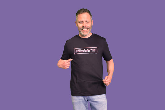 Die Sprechstunde – «Stündeler*innen» Shirt in schwarz